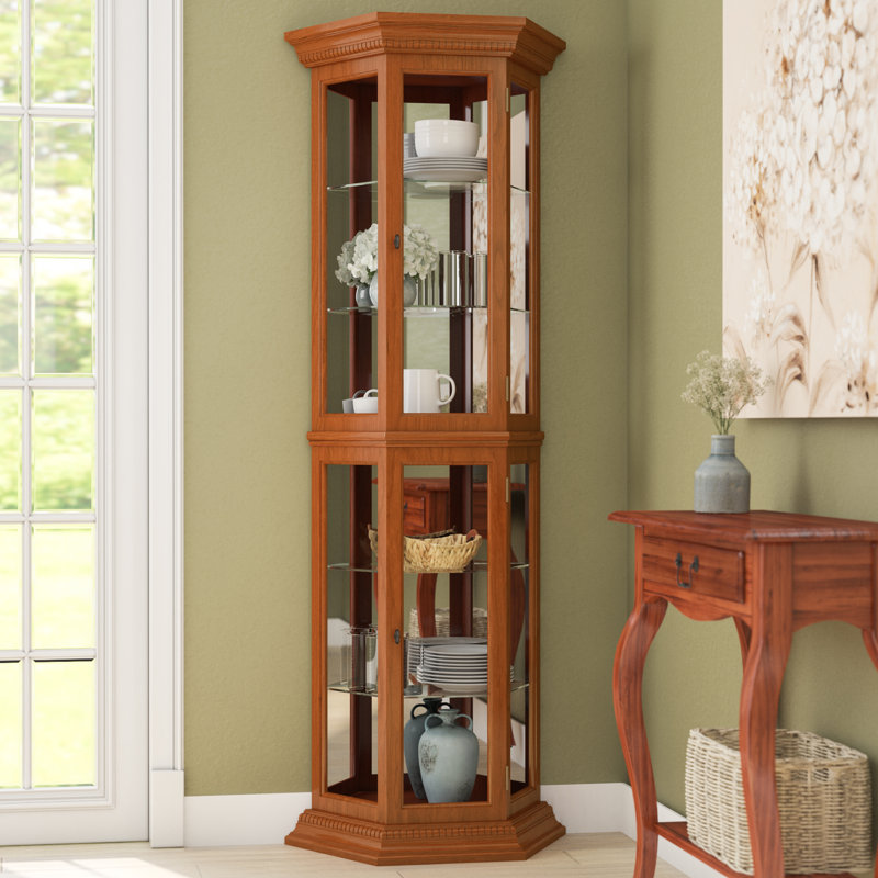 Three Posts Hollingdon Lighted Curio & Reviews Wayfair